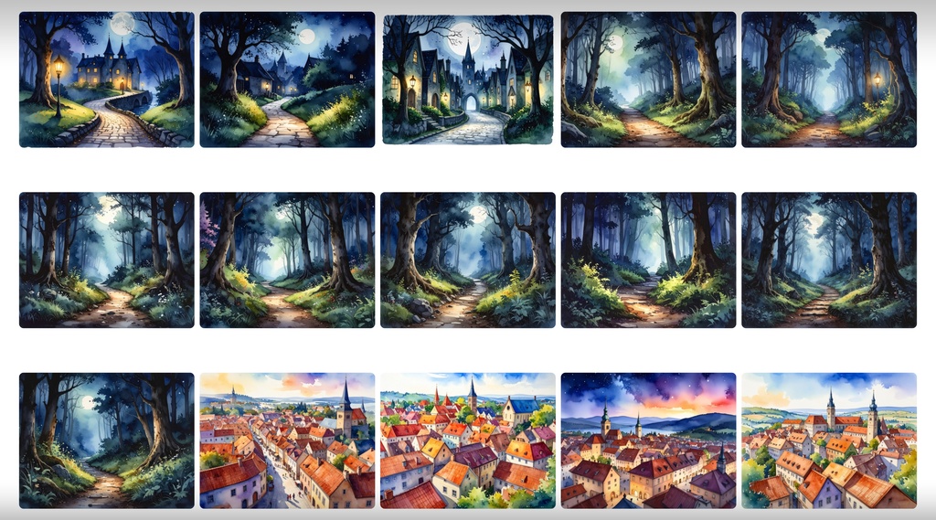 《背景400枚》中世や街の空撮《TRPG/配信/ゲーム》