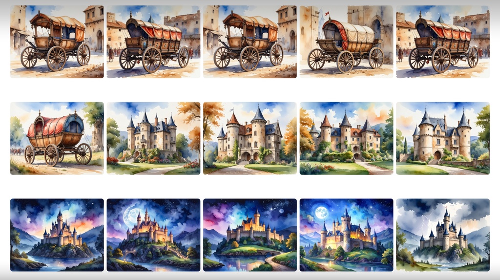 《背景400枚》中世や街の空撮《TRPG/配信/ゲーム》