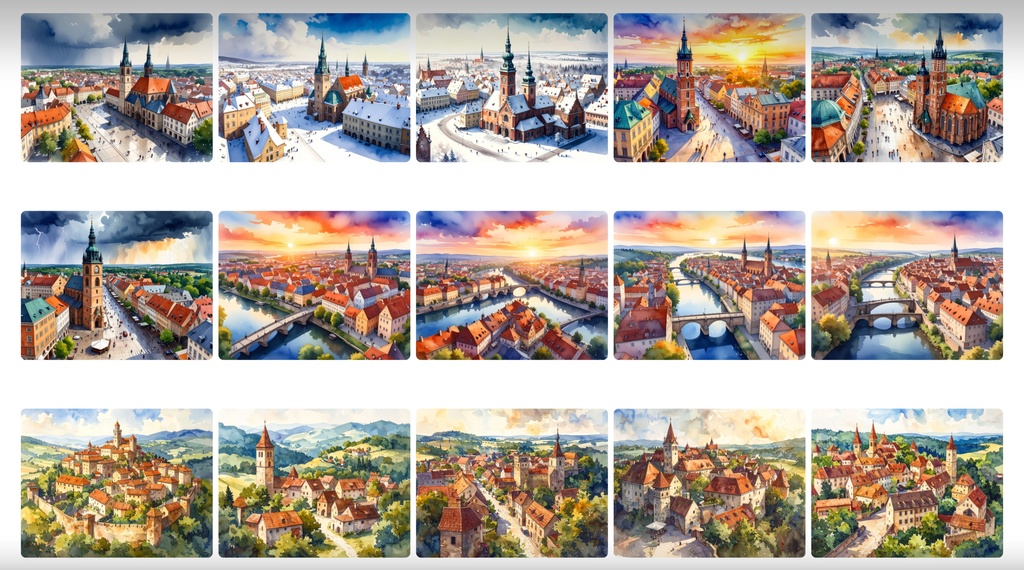 《背景400枚》中世や街の空撮《TRPG/配信/ゲーム》