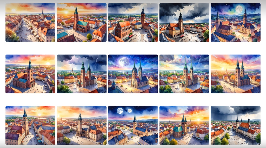 《背景400枚》中世や街の空撮《TRPG/配信/ゲーム》