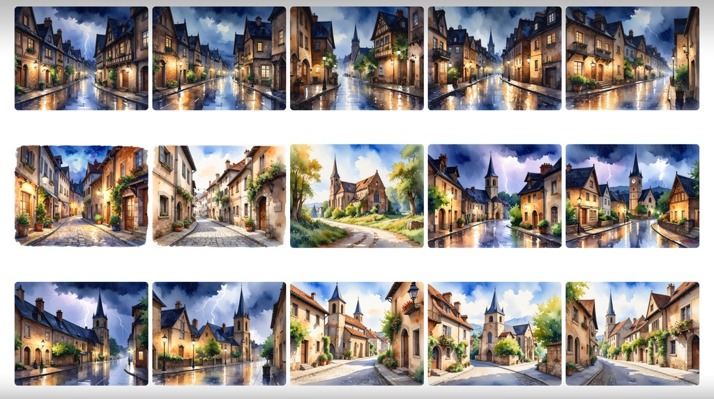 《背景400枚》中世や街の空撮《TRPG/配信/ゲーム》