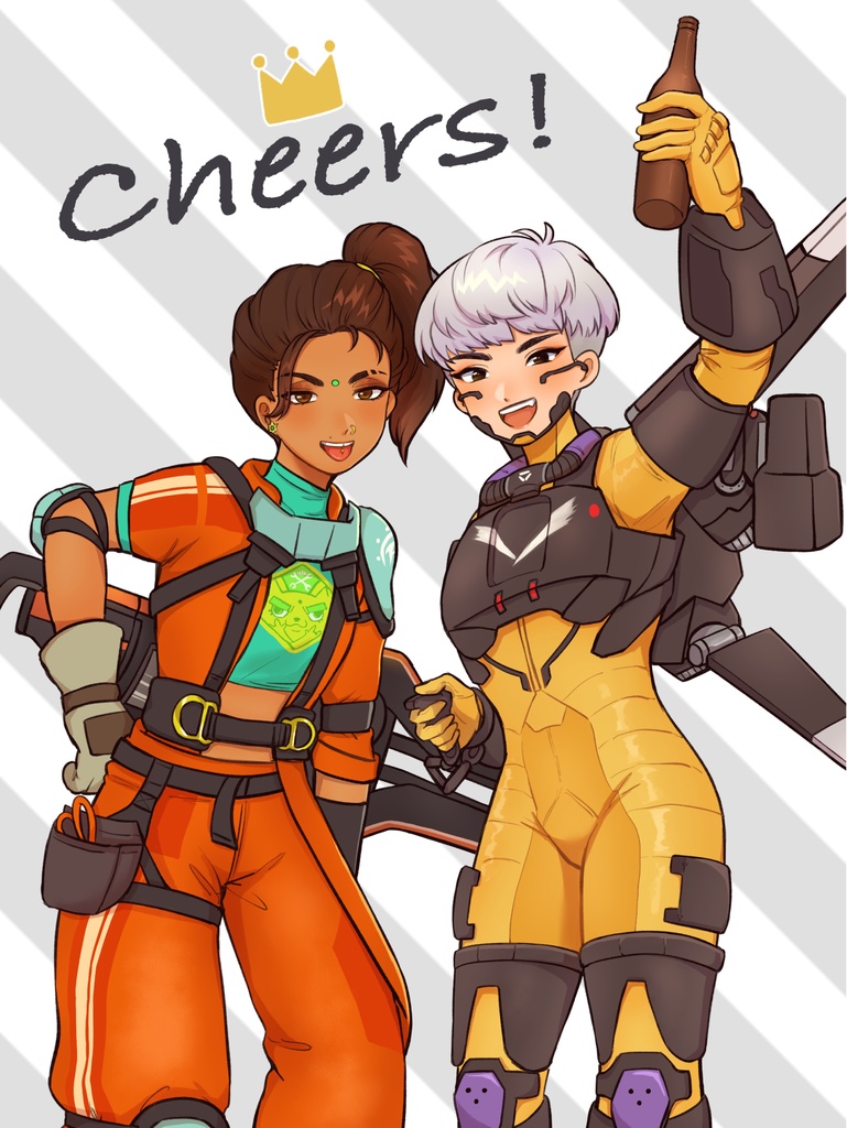【イラスト本】cheers!(ヴァルキリー×ランパート)