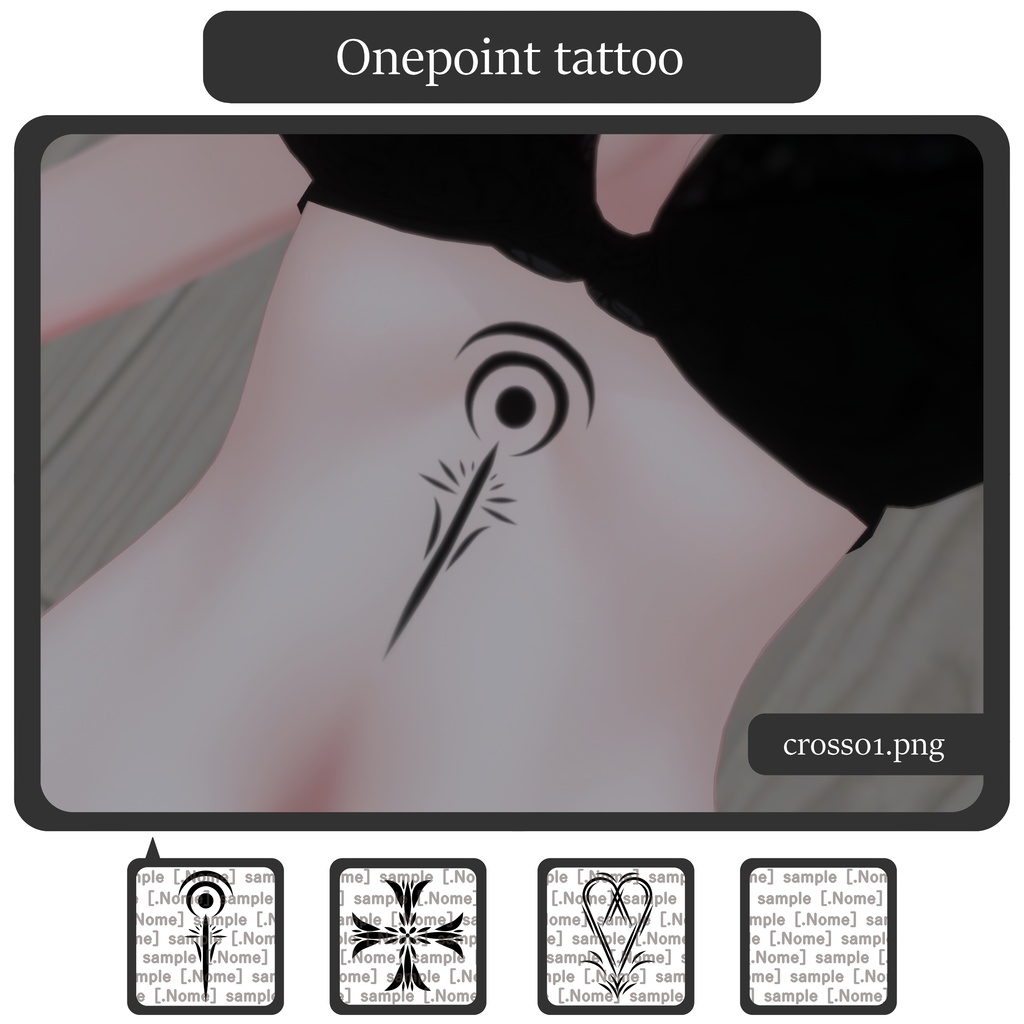 Onepoint tattoo