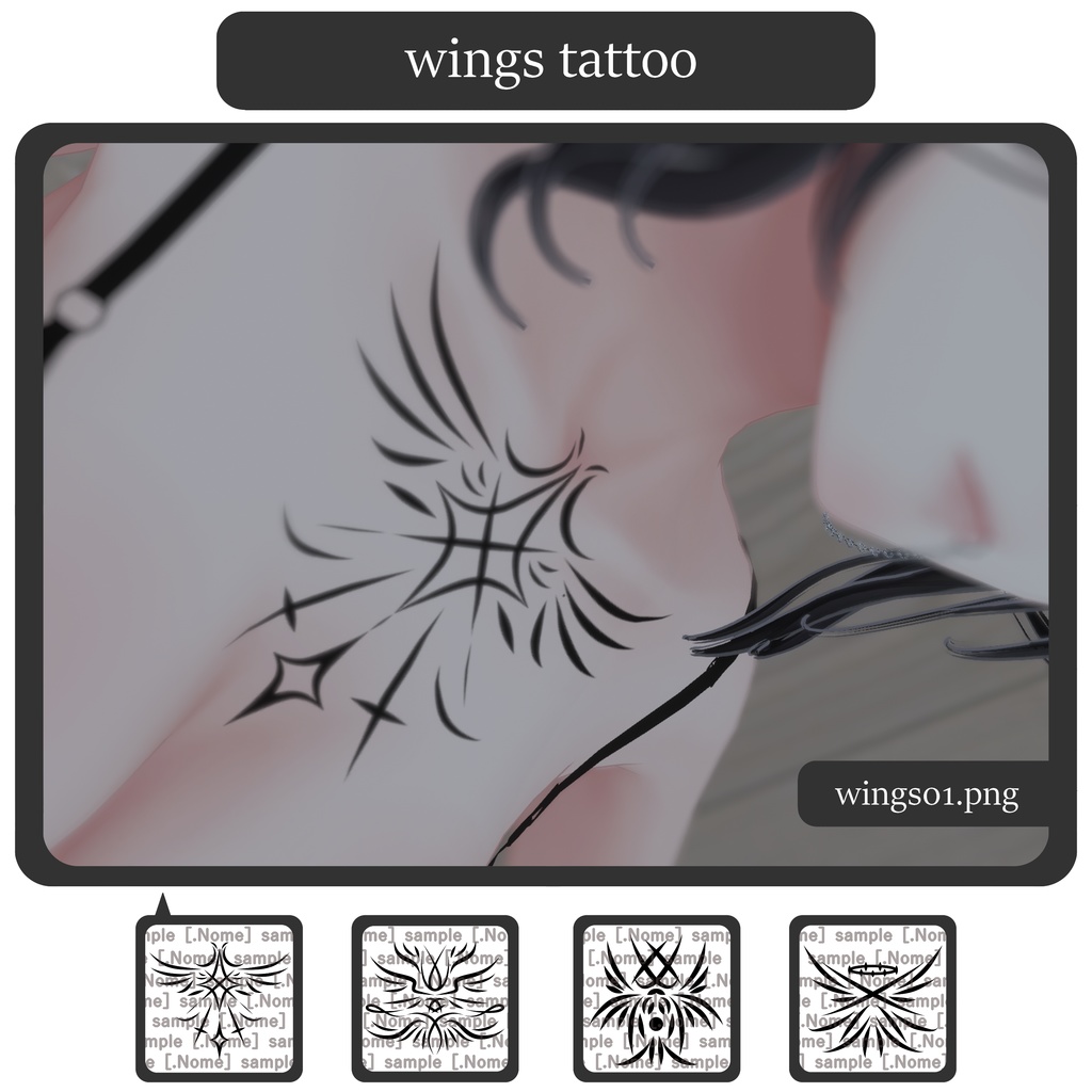 Wings tattoo