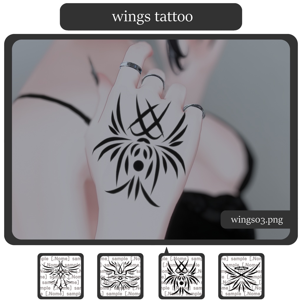 Wings tattoo
