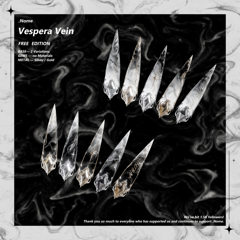 【MA対応】✦VesperaVein💎【1.5Kthx無料版有】 #dotNome