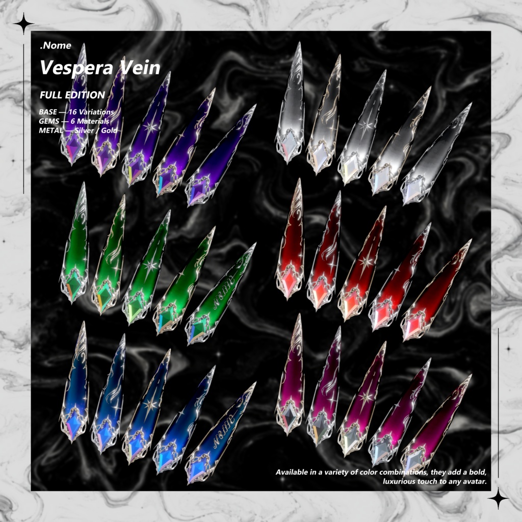 【MA対応】✦VesperaVein💎【1.5Kthx無料版有】 #dotNome