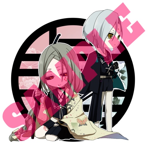 カップルアクリルキーホルダー