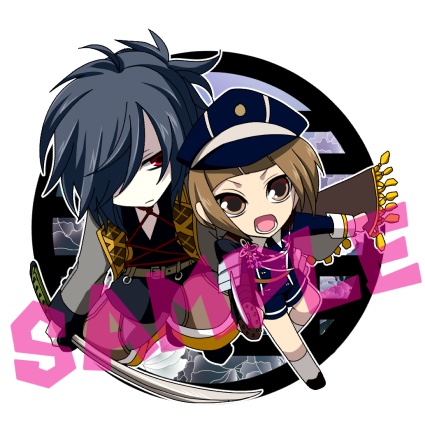 カップルアクリルキーホルダー