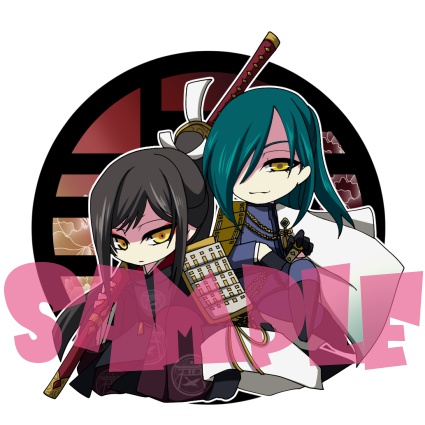 カップルアクリルキーホルダー