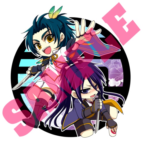 カップルアクリルキーホルダー