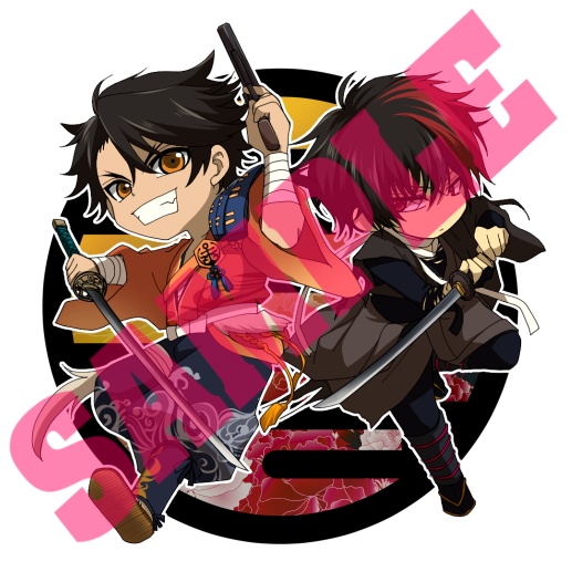 カップルアクリルキーホルダー