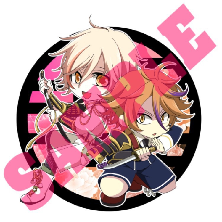 カップルアクリルキーホルダー