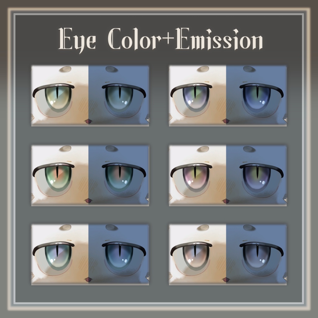 【フィニシフ】ぺろっとにゃんこ | EyeTexture+Faceparts