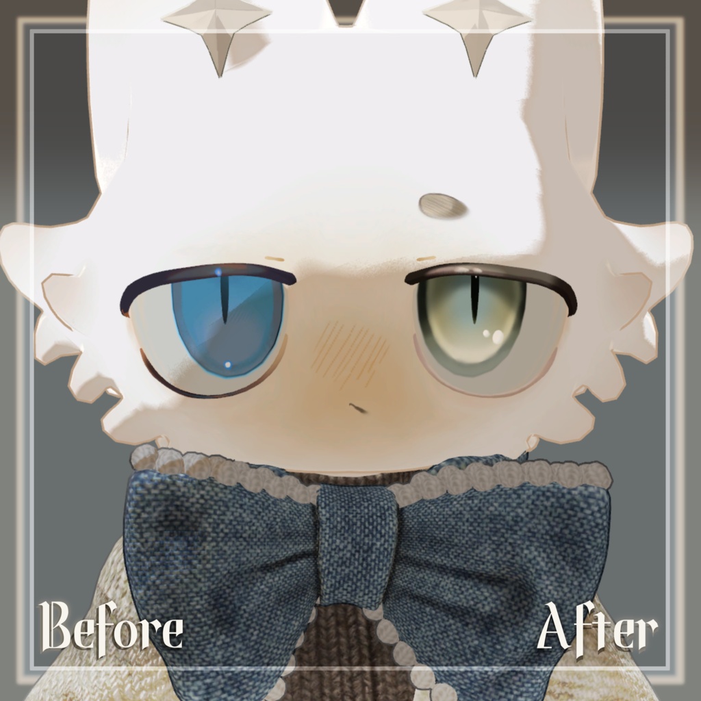 【フィニシフ】ぺろっとにゃんこ | EyeTexture+Faceparts