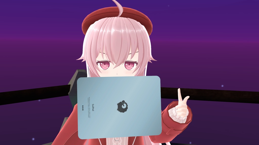 【VRChat】タブレット端末 SuiFacePad