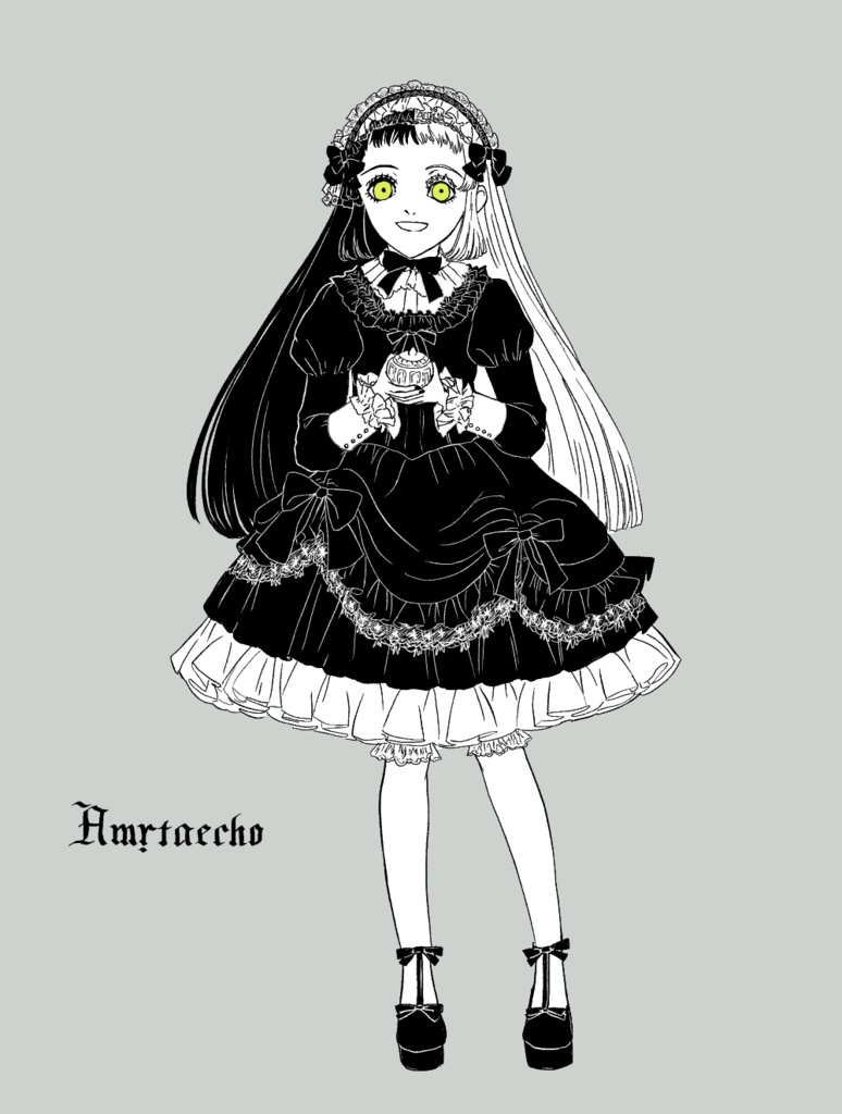 ピクファンPCゴシックロリータポストカード