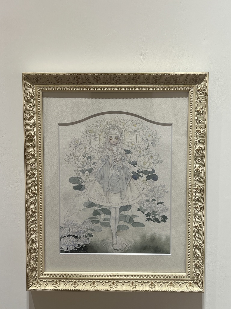 額装原画『最後の日まで纏う色』