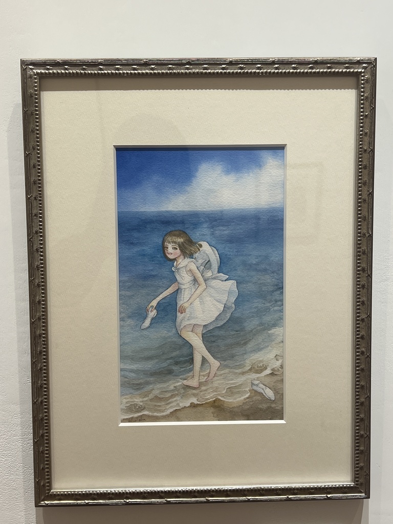 額装原画『薄荷と呼ばれた少女について』