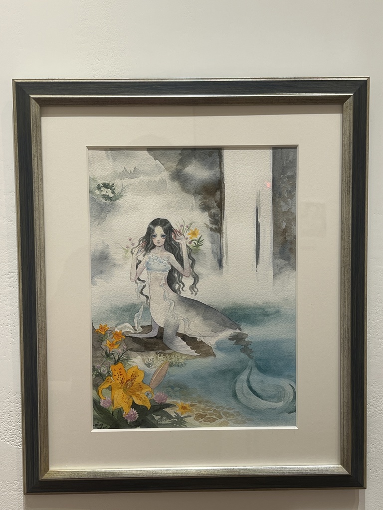 額装原画『浜百合の君』