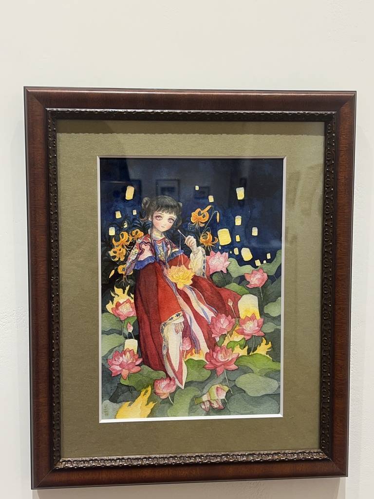 額装原画『この世の果ての妖精譚』