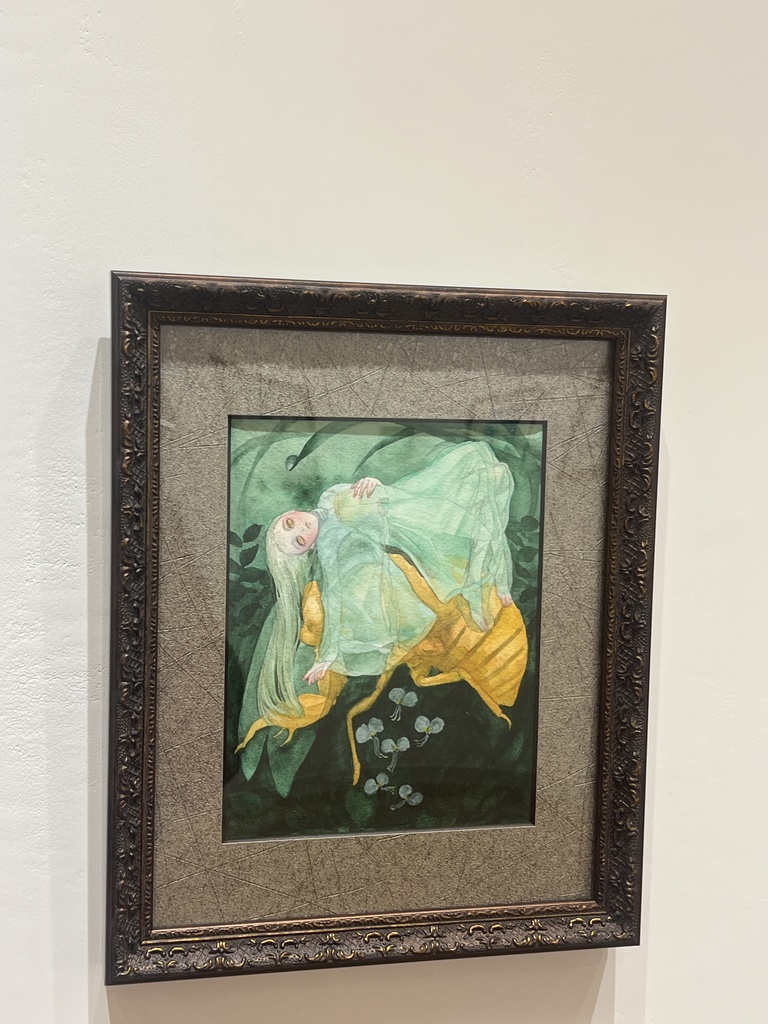 額装原画『空蝉』