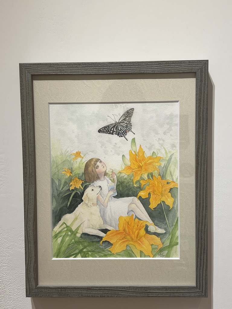 額装原画『泡沫のデイリリー』