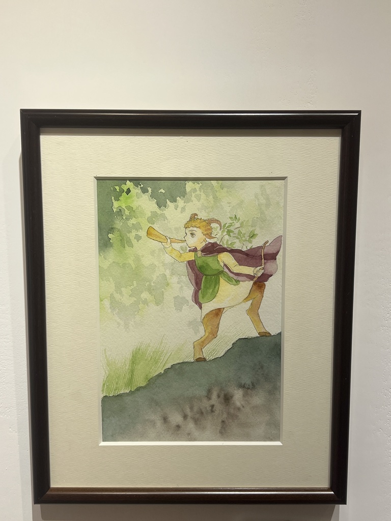 額装原画『谺する鬨の声』