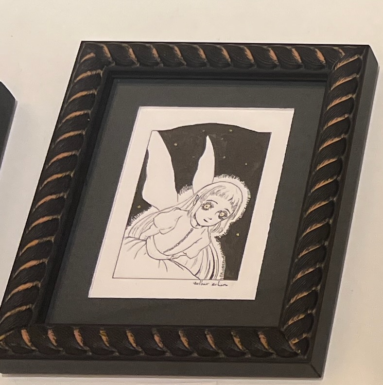 額装ペン画『Firefly』