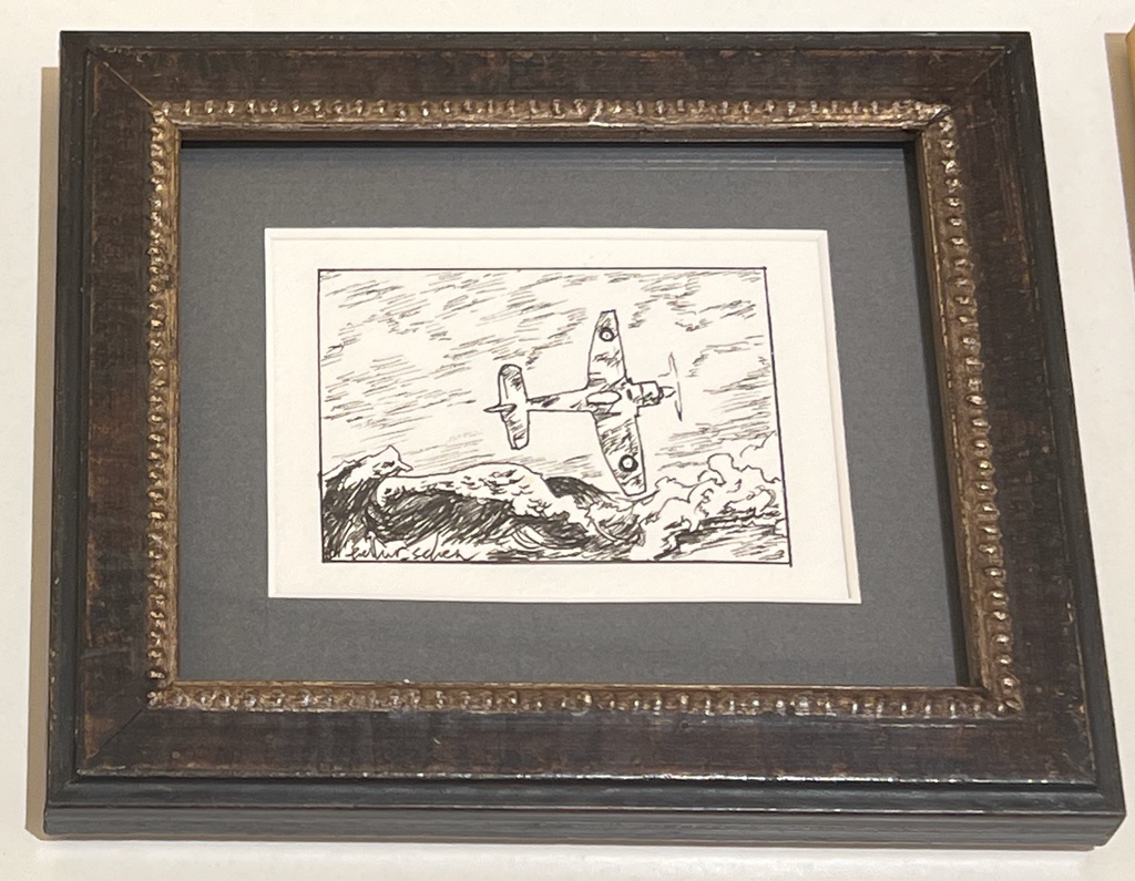 額装ペン画『Tempest』