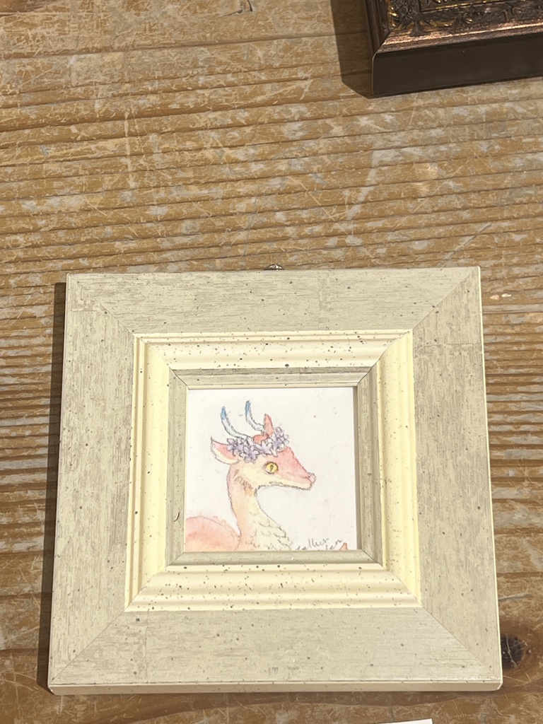 額装小作品『春の王』