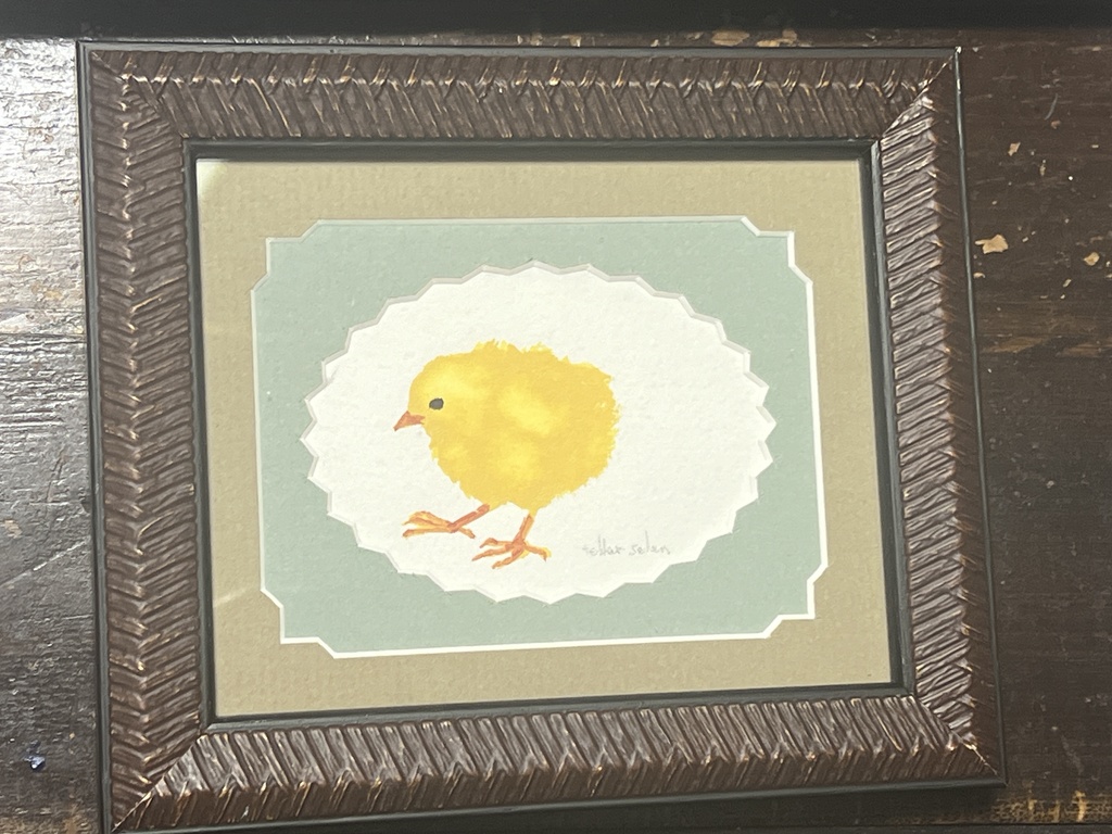 額装小作品『親にはぐれて日も暮れて』