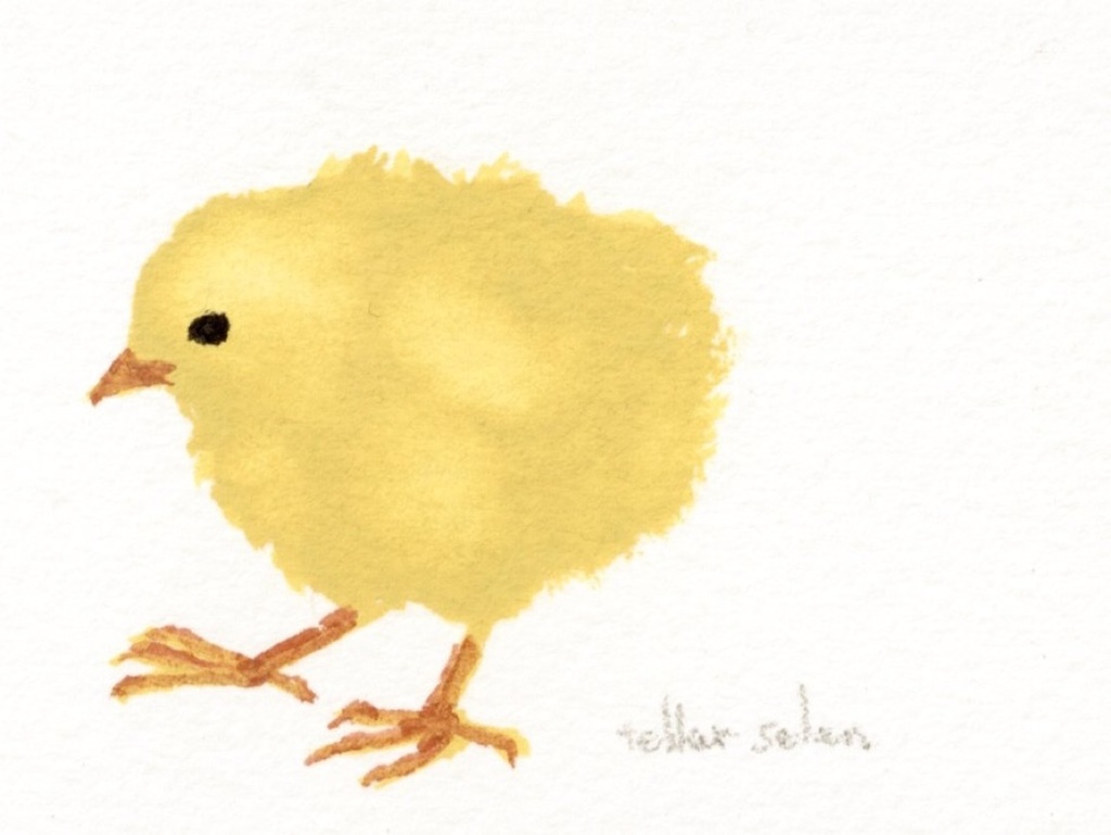 額装小作品『親にはぐれて日も暮れて』