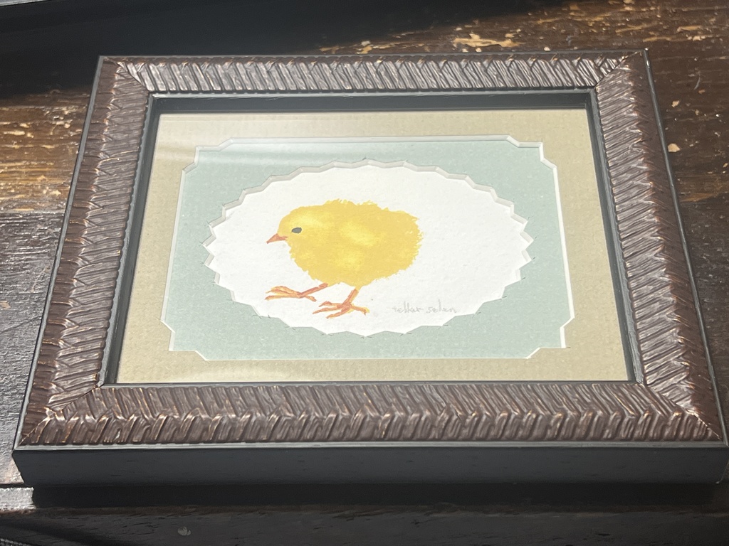 額装小作品『親にはぐれて日も暮れて』