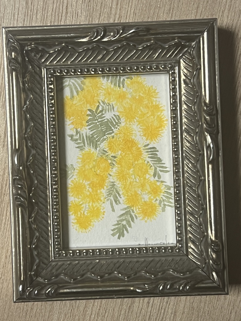 ミニ原画『きんいろの喜び』