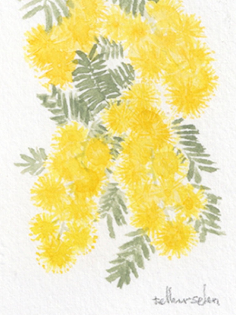 ミニ原画『きんいろの喜び』