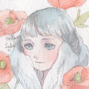 ミニ原画「侵蝕」