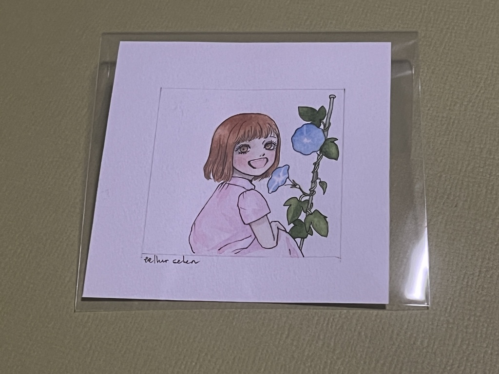 無額装小作品『薄荷ちゃんの夏の思い出 1.おはよう』
