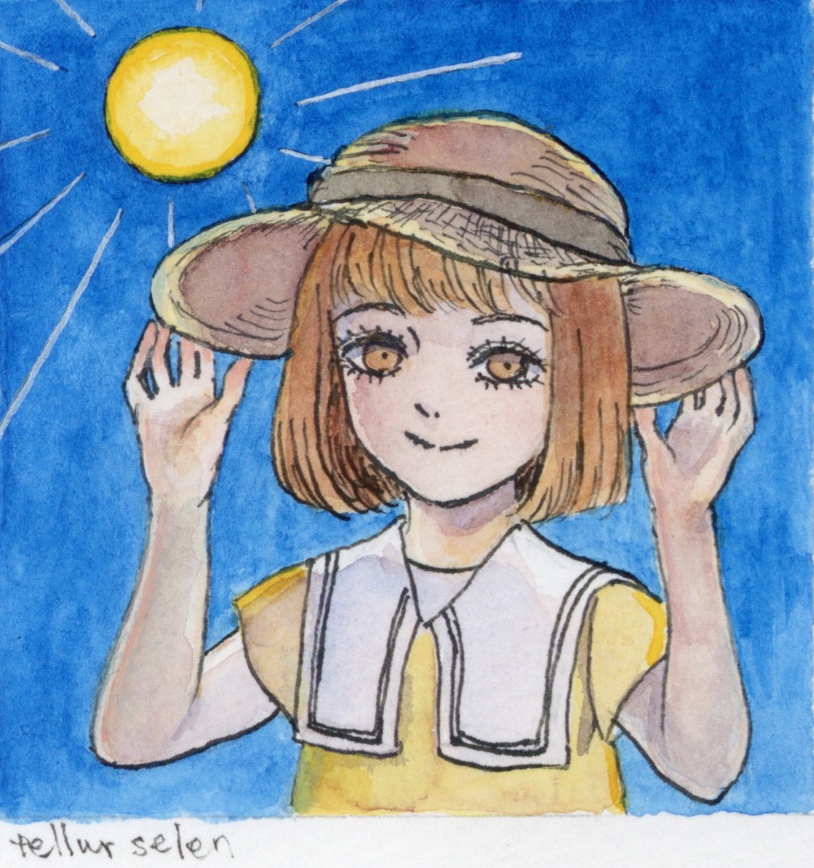 無額装小作品『薄荷ちゃんの夏の思い出　３．晴れの日』