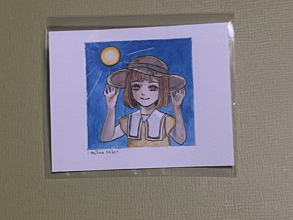 無額装小作品『薄荷ちゃんの夏の思い出 3.晴れの日』
