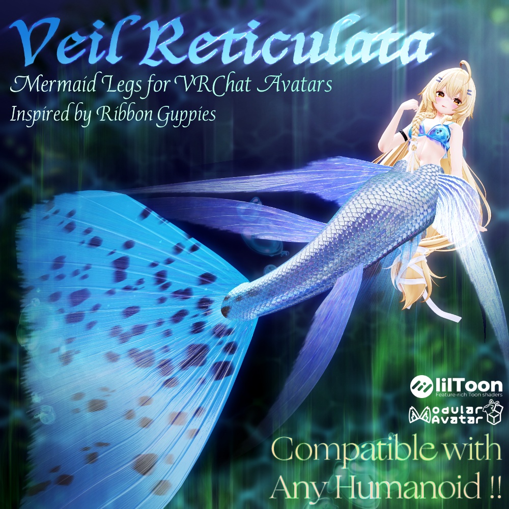 ✨️Release Sale✨️ Veil Reticulata🐟️【グッピーマーメイド】