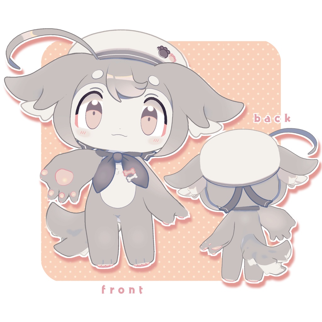 がおうぽち Pochi /オリジナル3Dモデル