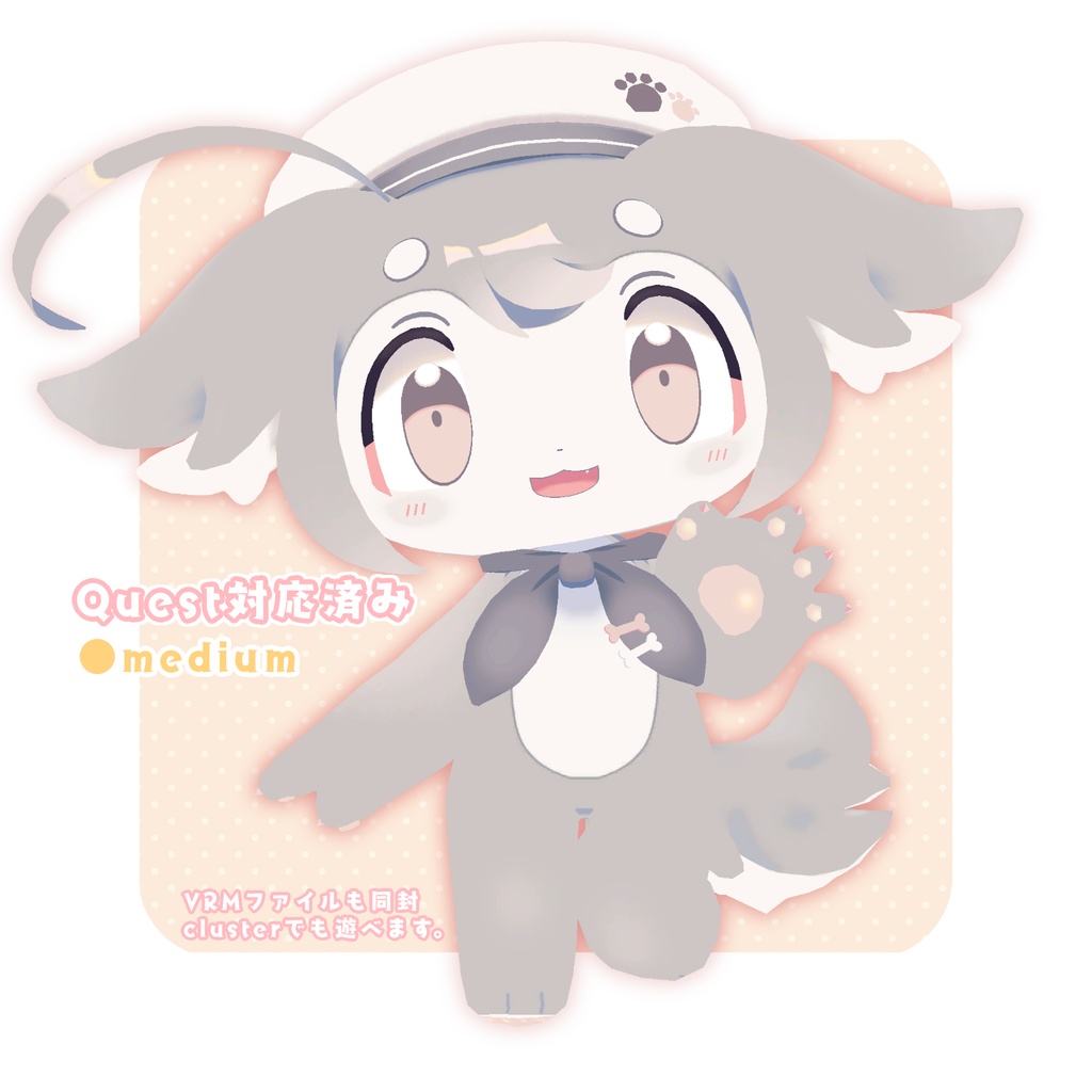 がおうぽち Pochi /オリジナル3Dモデル