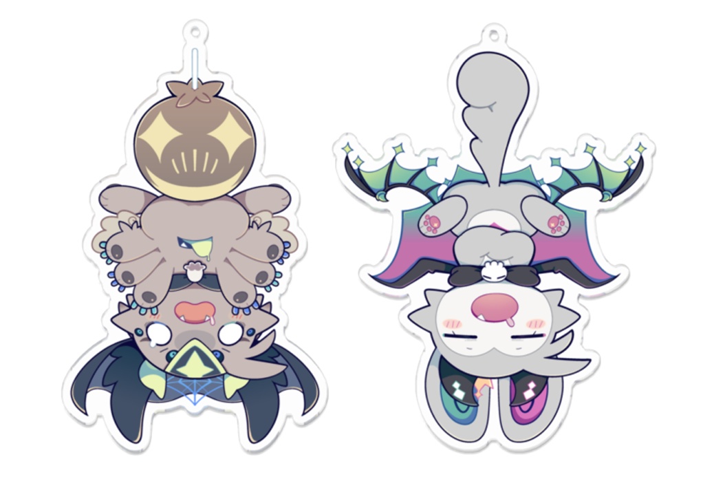 【逆さなヤツら】ぶらぶらキーホルダー