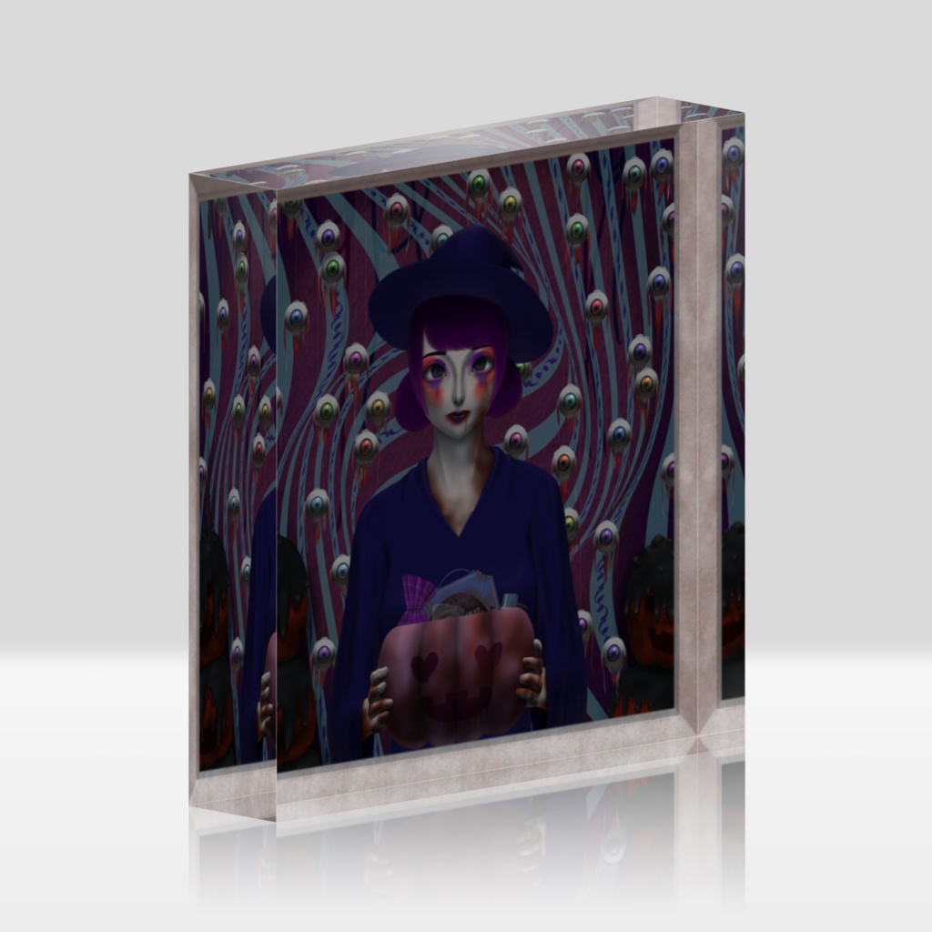 ハロウィンアクリルブロック