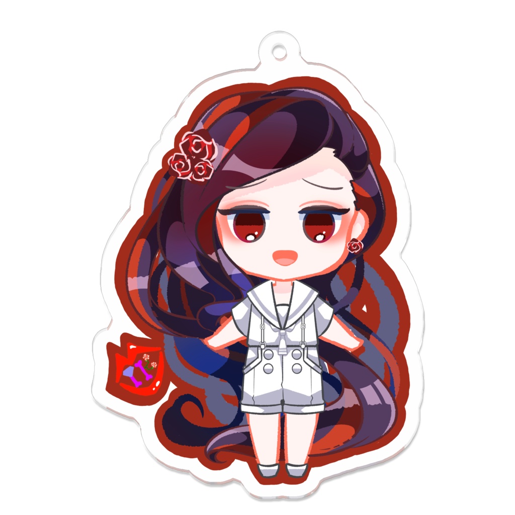 💎MIKU女王🌹ホワイトマリンスタイルアクキー