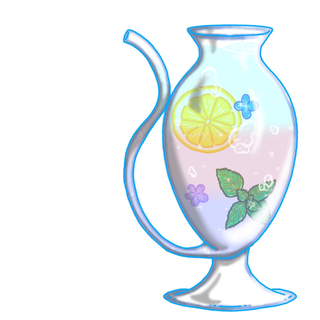 重ねて使えるグラスイラスト6