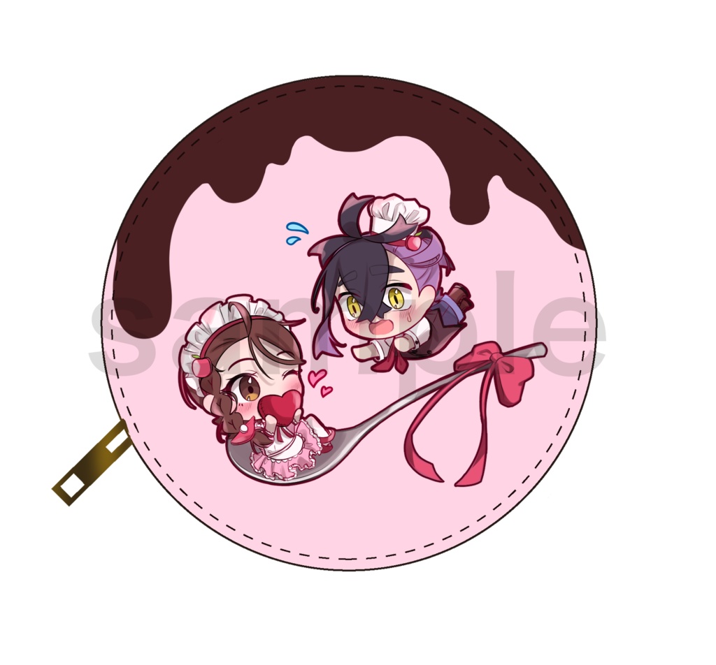 スグアオ マカロンミニポーチ【バレンタイン】