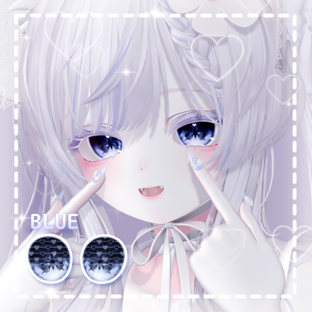 【12アバター対応】♡Butterfly Eye Texture♡
