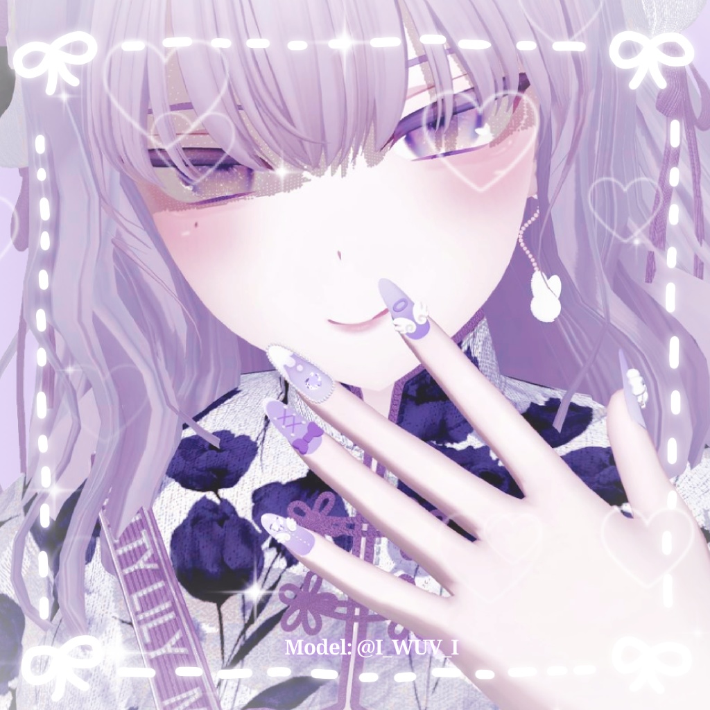 【5アバター対応】♡Yumekawa Nail♡